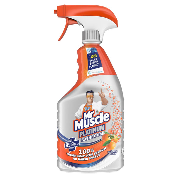 Mr Muscle Platinum Bathroom 750ml Spray - Mandarin