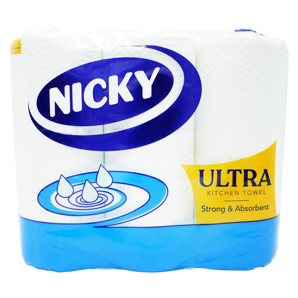 Nicky Kitchen Roll Ultra x3