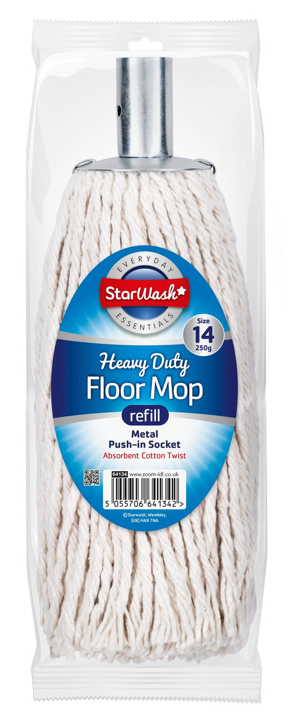 Steel Clip Socket Cotton Mop Head – Size 14