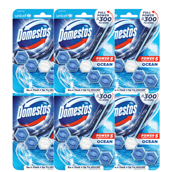 Domestos 55G Toilet Block Ocean | 6 Pack