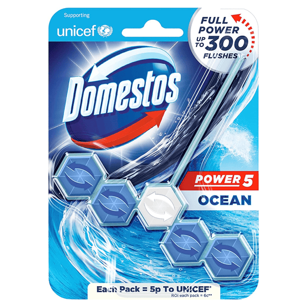 Domestos 55g Power Toilet Block Ocean