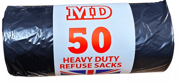 MD 50 Heavy Duty Refuse Sacks 50 pack
